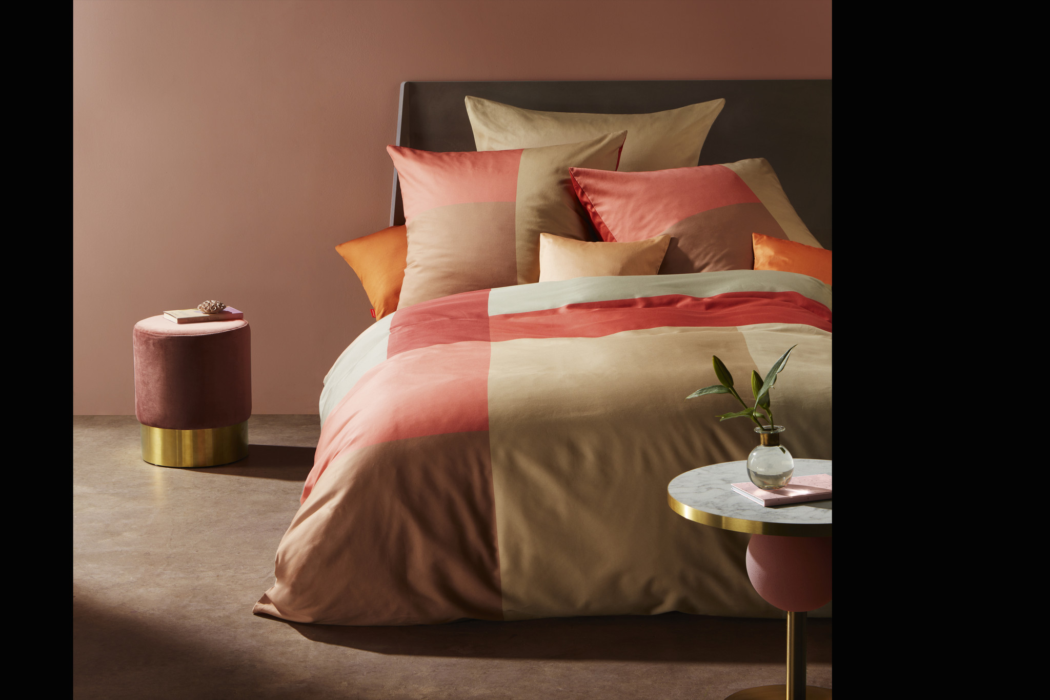 Fleuresse Bettwäsche Fleuresse BED ARTS - Mako-Satin Terracotta