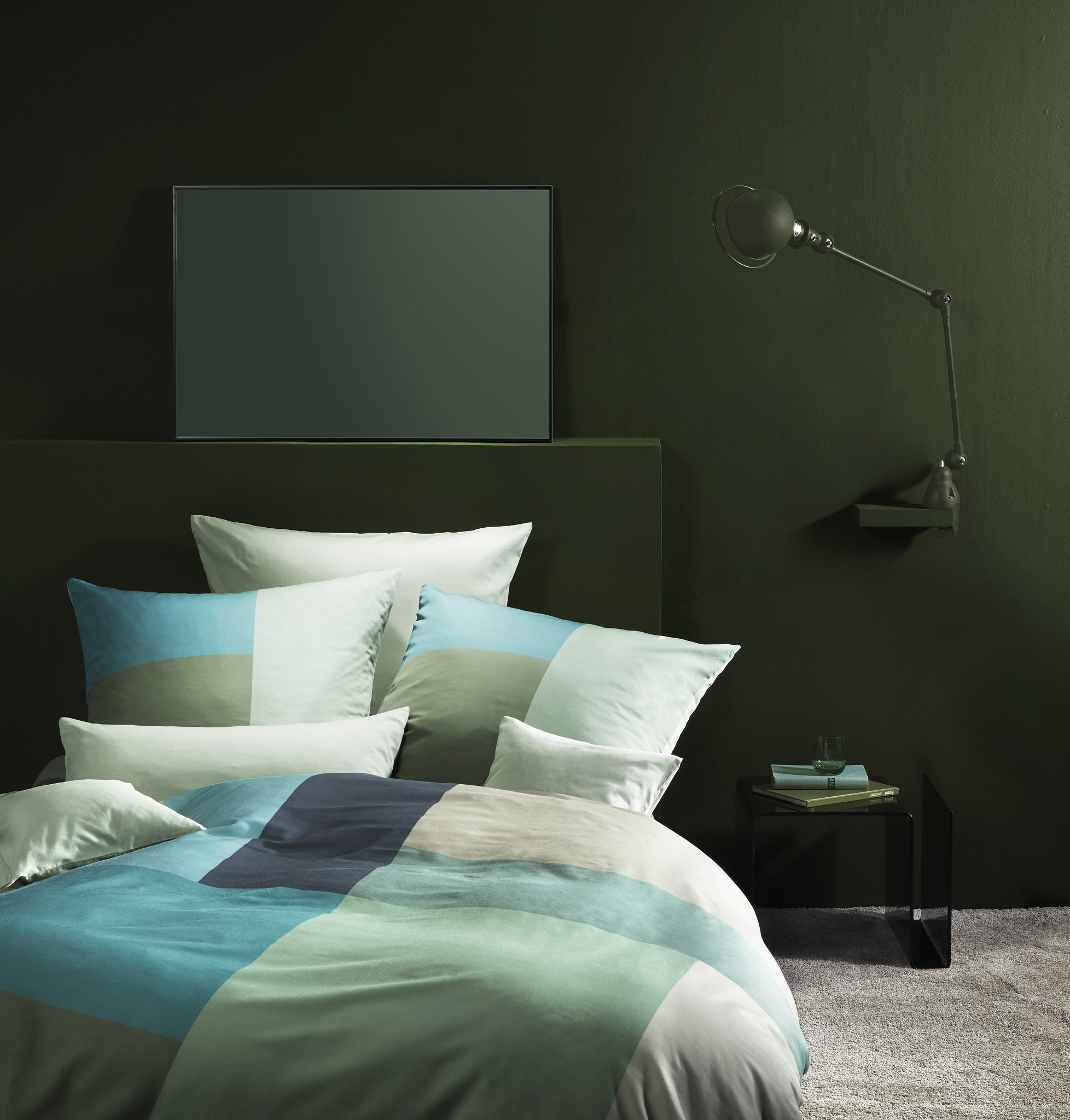 Fleuresse Bettwäsche Fleuresse BED ARTS - Mako-Satin - Farbe Herbs