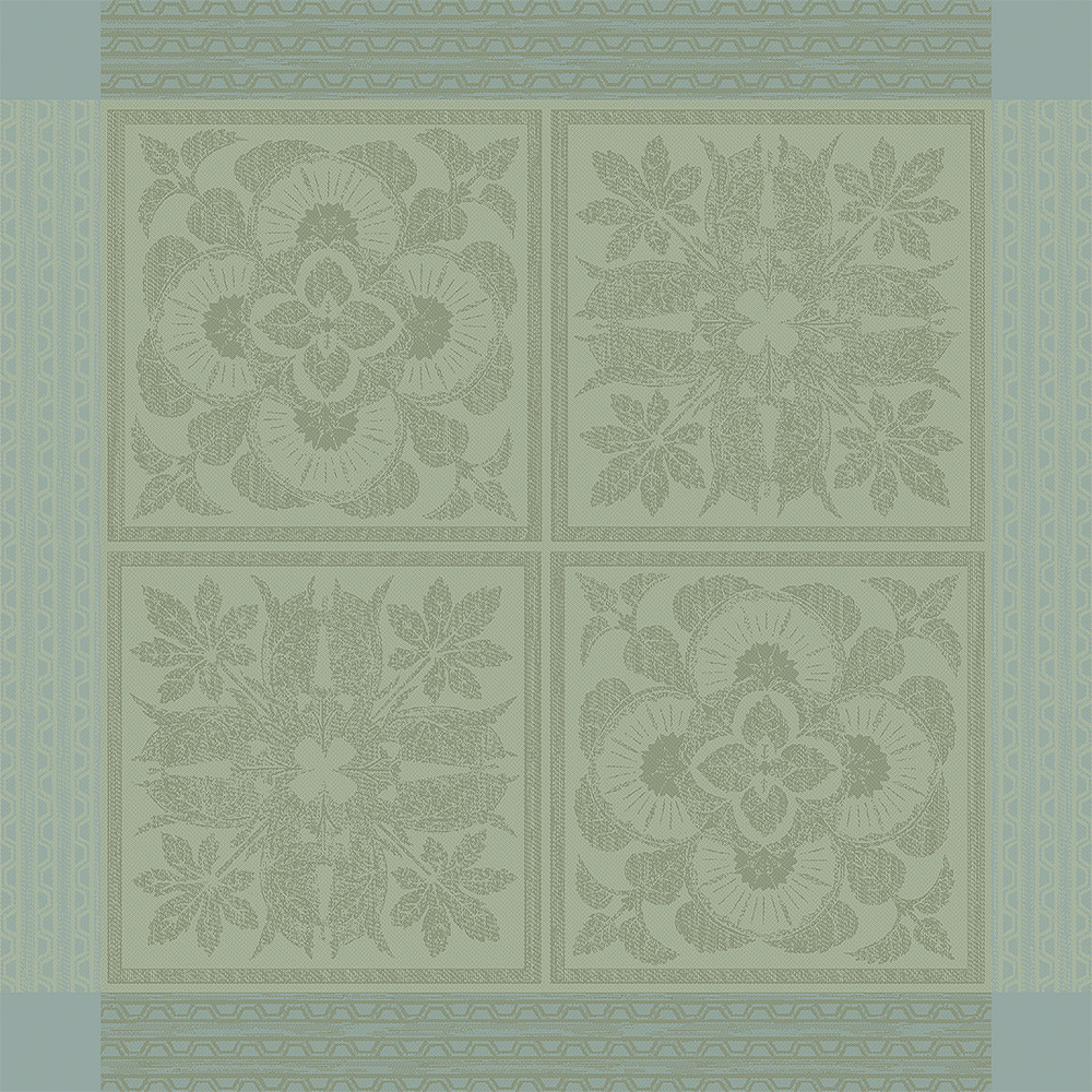 Garnier Thiebaut  Garnier Thiebaut Leinen Tischdecke  Harmonie opaline