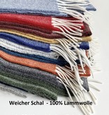 Eagle Produkts  Modischer Schal- Lammwolle mit hellen Fransen- 23 Wunschfarben