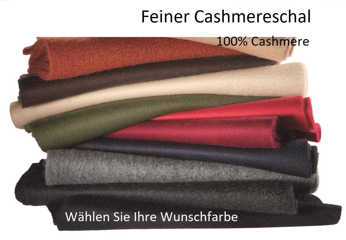 Eagle Produkts  Cashmereschal Winston 30x190 cm mit Fransen 100% Cashmere