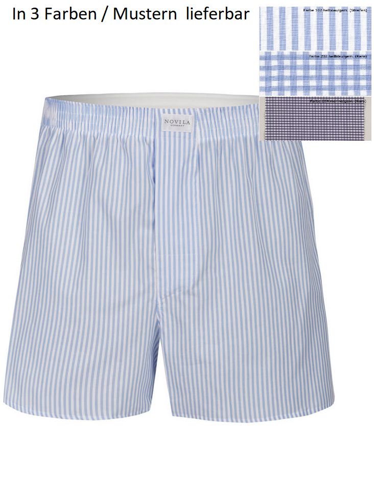 Novila Novila Boxershorts 8580 in 3 Farben