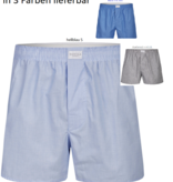 Novila Novila Boxershorts 8058 Uni 3 Farben Popeline