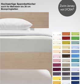  fleuresse – Hochwertige Bettwäsche Fleuresse Spannbettlaken comfort 9-Farben
