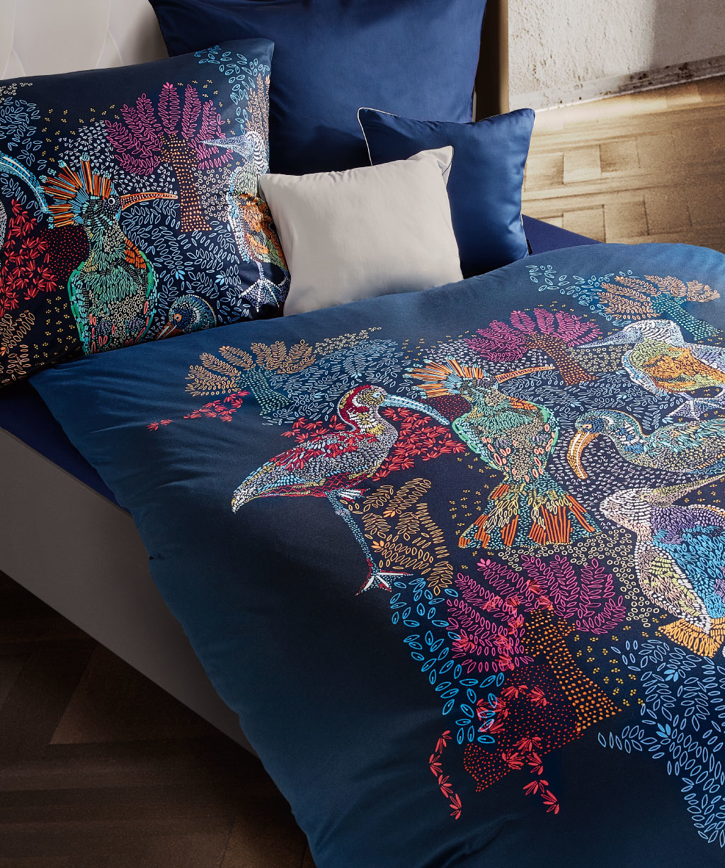 fleuresse – Hochwertige Bettwäsche   Fleuresse Premium Interlock Jersey Bettwäsche 74316