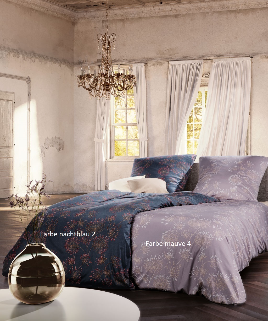 fleuresse – Hochwertige Bettwäsche   Fleuresse Premium Interlock Jersey Bettwäsche 74318