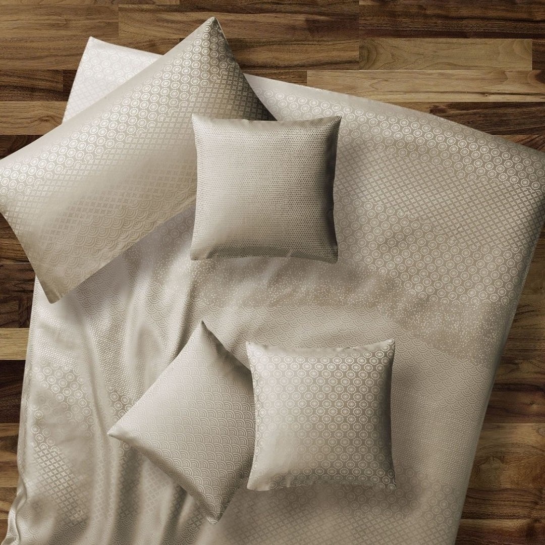 Seidenbettwäsche Exclusiv Cellini Design Barcellona schlamm