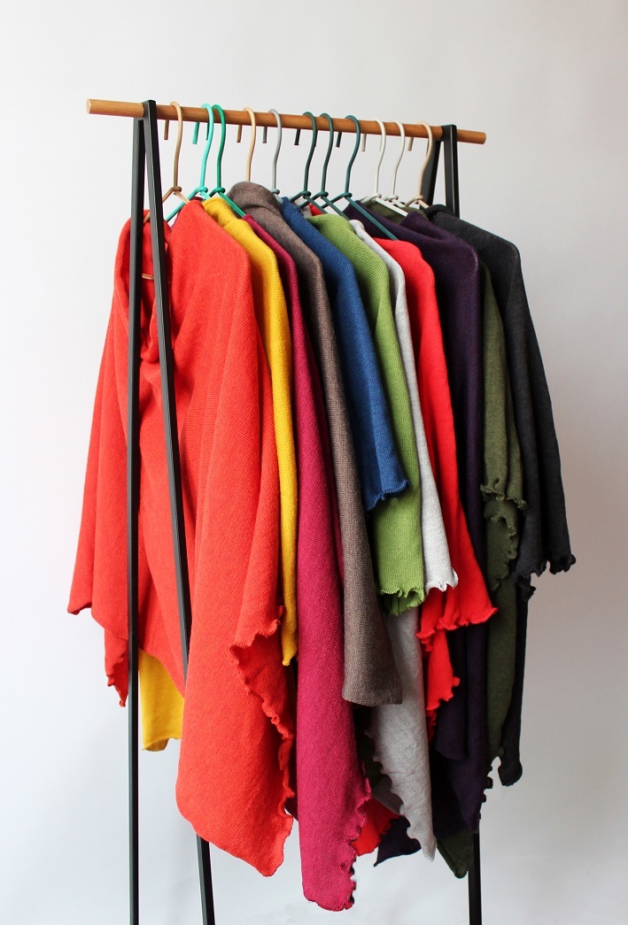 Eagle Produkts   Poncho Helen-Baumwolle-Cashmere - 12 Farben lieferbar