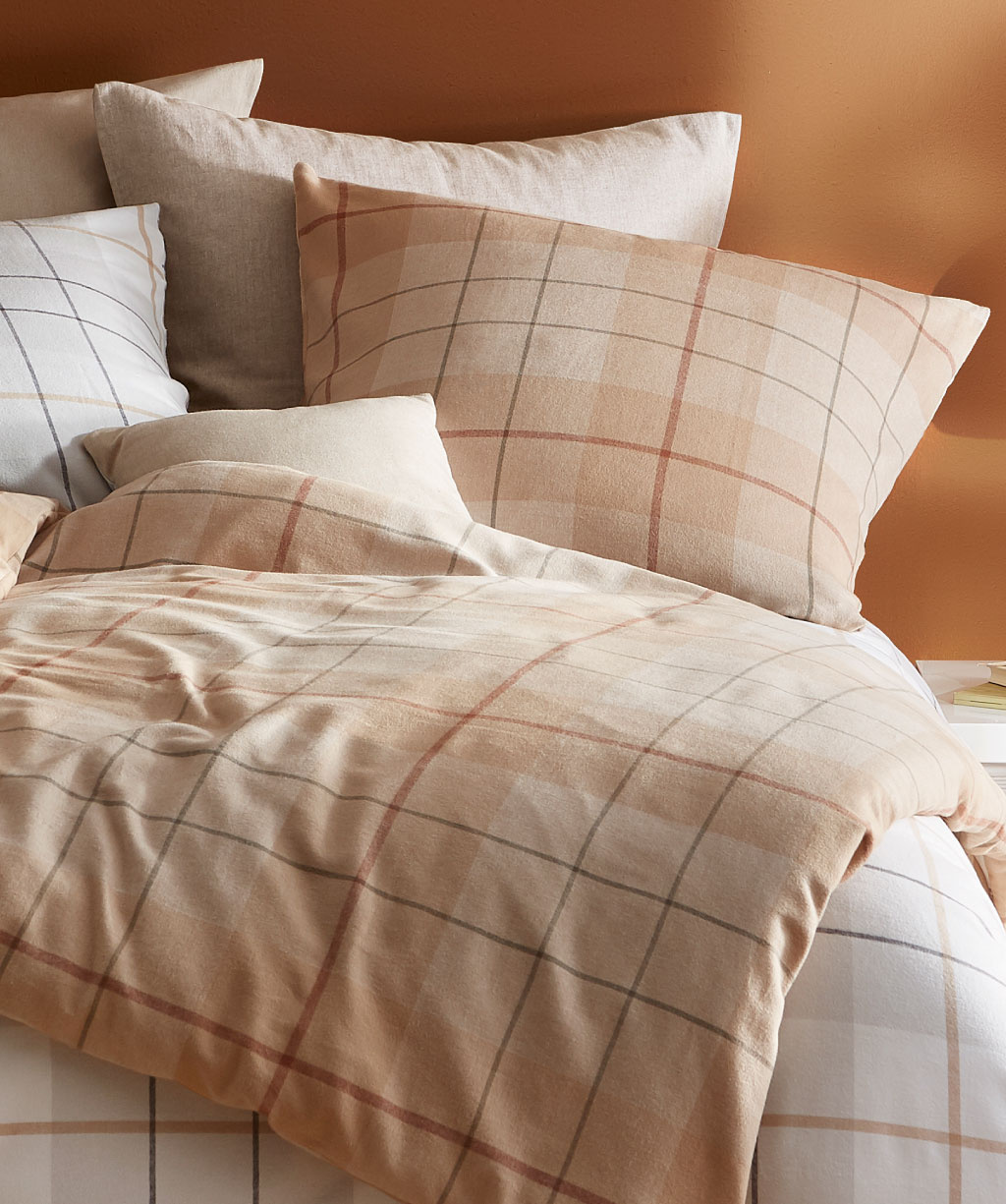 fleuresse – Hochwertige Bettwäsche Fleuresse Fleuresse LECH - Flanell Bettwäsche - Klassisch kariert 3-Farben 604112