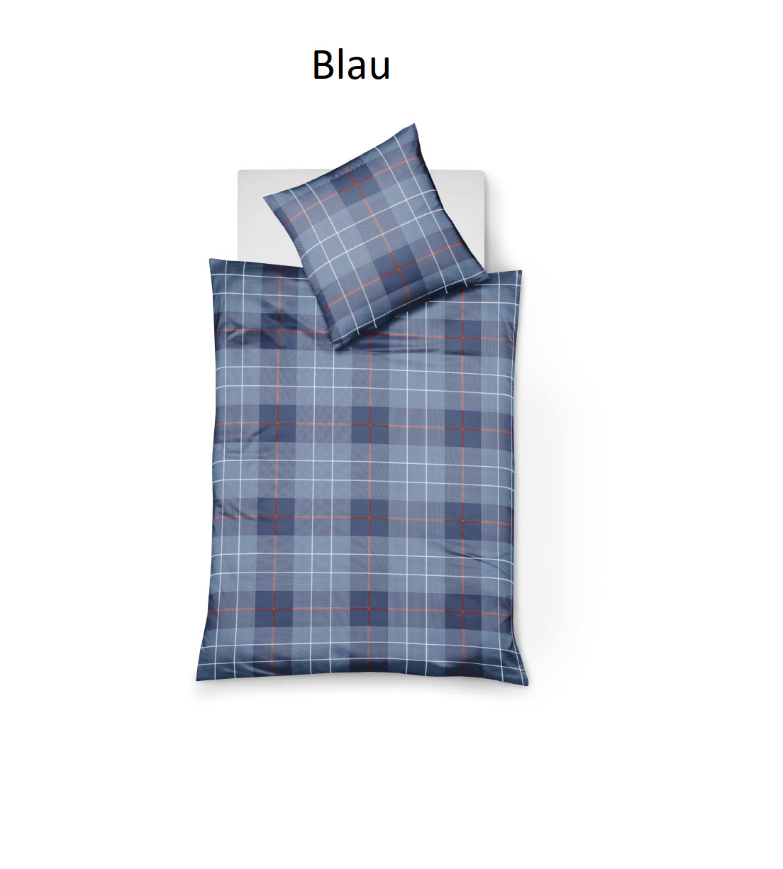 fleuresse – Hochwertige Bettwäsche Fleuresse Fleuresse LECH - Flanell Bettwäsche - Klassisch kariert 3-Farben 604112