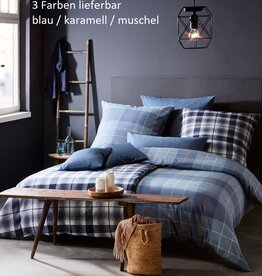  fleuresse – Hochwertige Bettwäsche Fleuresse LECH - Flanell Bettwäsche - Klassisch kariert 3-Farben 604112