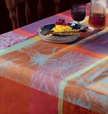 Garnier Thiebaut Angebot-Reduziert-GT Tischdecke Damast  Mille Petales floralies- beschichtet abwaschbar