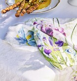 Garnier Thiebaut  Angebot-Reduziert-  Garnier Thiebaut Tischdecke   Iris D`Hiver Halbleinen vorgewaschen -bedruckt