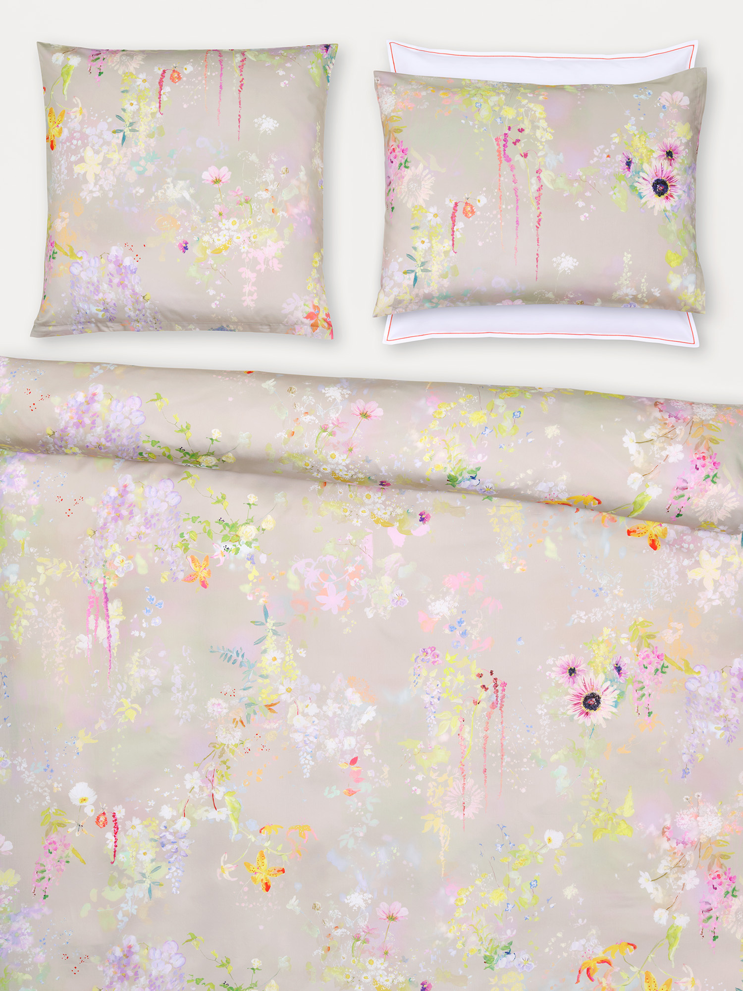 Christian Fischbacher  Christian Fischbacher-Bettwäsche-MYSTIC GARDEN-schweizer Satin