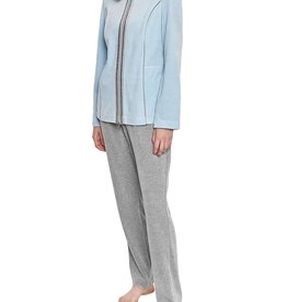 Féraud - Rösch Angebot-Reduziert Größe 38 Rösch Kuscheliger Hausanzug Nicki bleu-grey