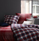 fleuresse – Hochwertige Bettwäsche Fleuresse LECH - Flanell Bettwäsche - Klassisch kariert -rot  604112