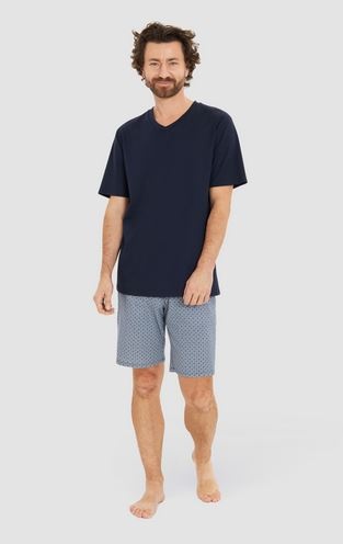 Féraud - Rösch    Rösch Herren Pyjama V-Neck mit kurzer Hose Größe 48-58