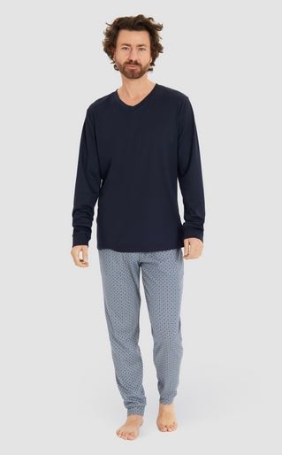 Féraud - Rösch     Rösch Herren Pyjama V-Neck lang Größe 48-58