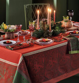 Garnier Thiebaut    Garnier Thiebaut Tischdecke Weihnachten  NOEL FRUITE Rouge