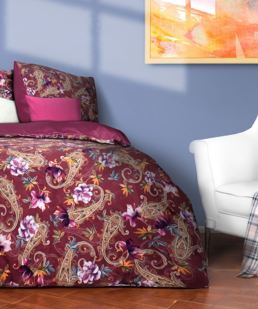 fleuresse – Hochwertige Bettwäsche Fleuresse BED ARTS - Mako-Satin Rot 04  114486