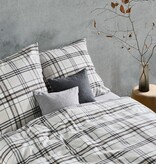 fleuresse – Hochwertige Bettwäsche Fleuresse LECH - Flanell Bettwäsche - Grau-Beige karriert  604465