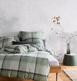  fleuresse – Hochwertige Bettwäsche Fleuresse LECH - Flanell Bettwäsche - grün fb.15  604385