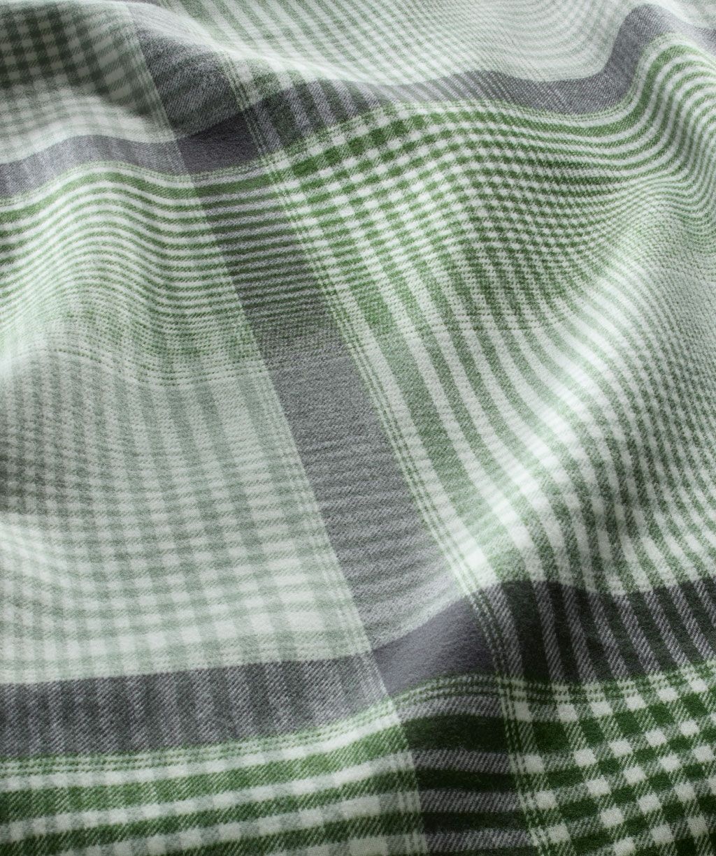 fleuresse – Hochwertige Bettwäsche Fleuresse LECH - Flanell Bettwäsche - grün fb.15   604385