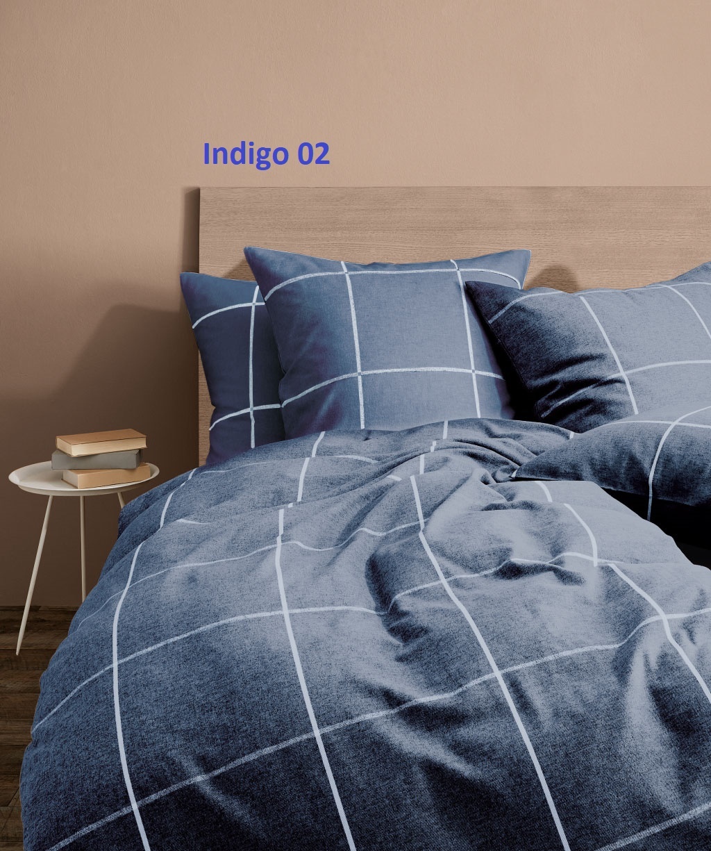 fleuresse – Hochwertige Bettwäsche Fleuresse LECH - Flanell Bettwäsche -fein kariert - 6 farben 604311