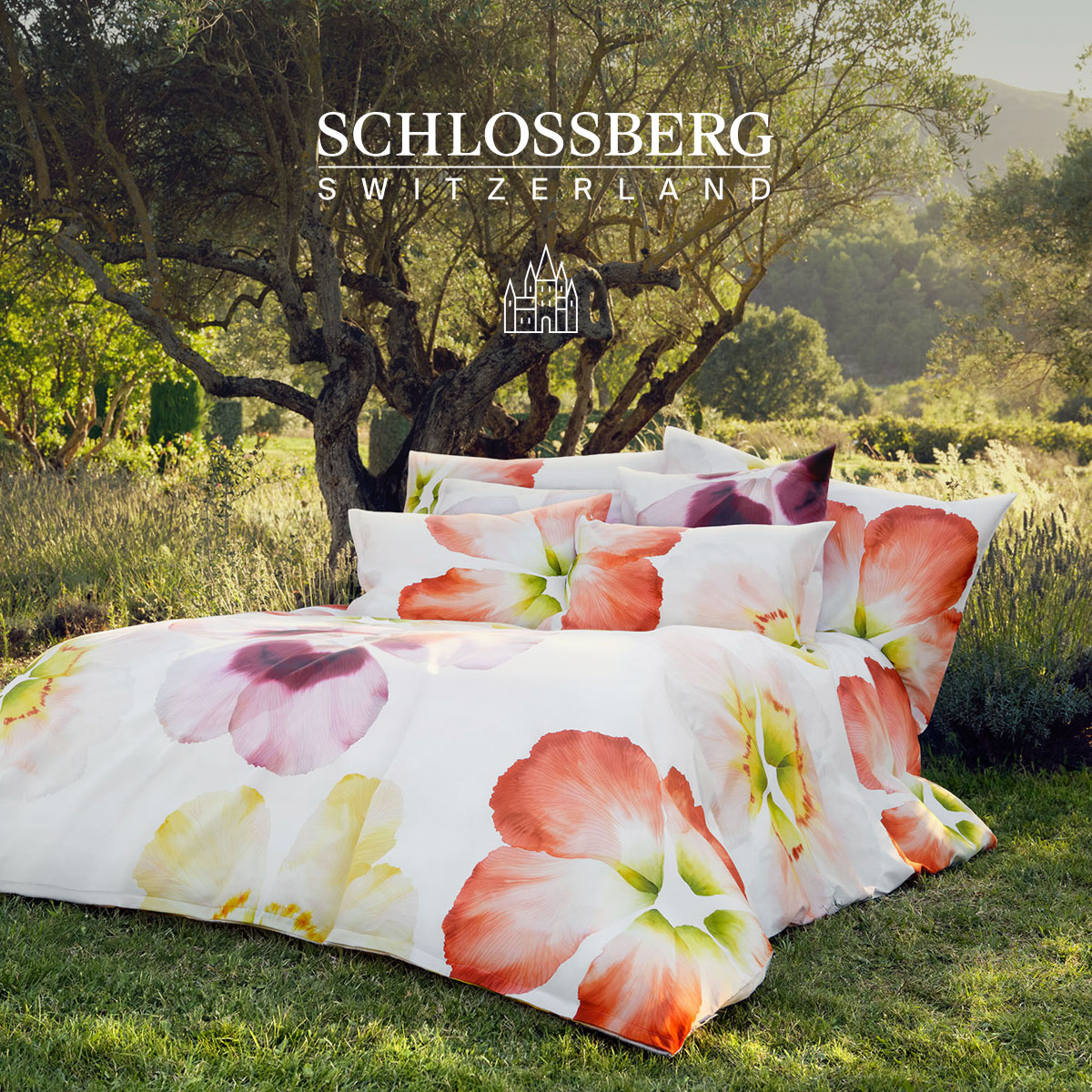 Schlossberg  Schlossberg AURORA Satin Noblesse blanc-feiner schweizer Satin