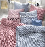 fleuresse – Hochwertige Bettwäsche Seersucker Bettwäsche bügelfrei-RIO-443027-5 Farben