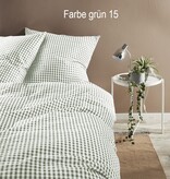 fleuresse – Hochwertige Bettwäsche Seersucker Bettwäsche bügelfrei-RIO-443027-5 Farben