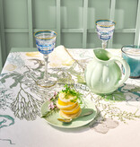 Garnier Thiebaut   Garnier Thiebaut Tischdecke BALADE MARINE verde  Halbleinen vorgewaschen
