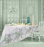 Garnier Thiebaut   Garnier Thiebaut Tischdecke BALADE MARINE verde  Halbleinen vorgewaschen