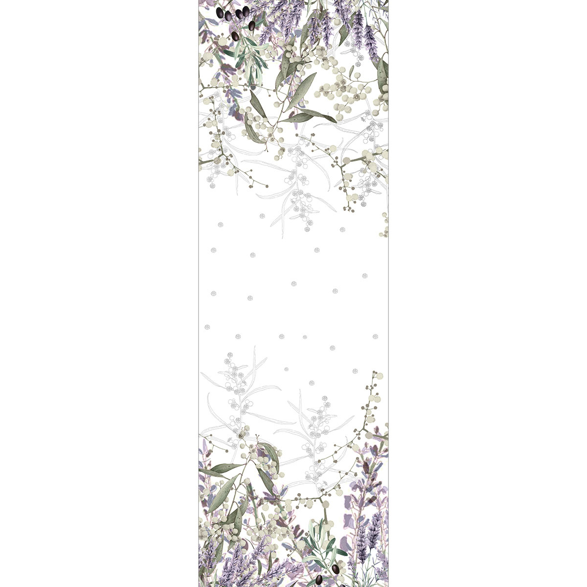 Garnier Thiebaut    Garnier Thiebaut Tischdecke Parfum de Lavande mauve  Halbleinen vorgewaschen