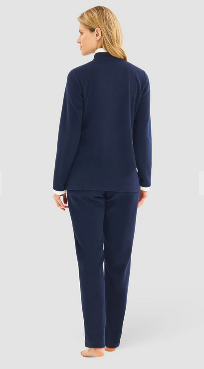 Féraud - Rösch  FÉRAUD Kuscheliger Hausanzug Homedress Fleece Fb.navy blau