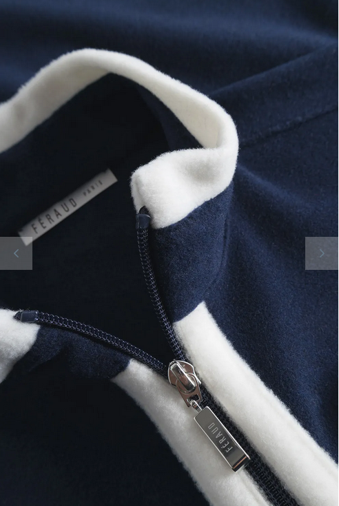 Féraud - Rösch  FÉRAUD Kuscheliger Hausanzug Homedress Fleece Fb.navy blau