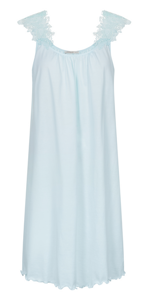 Féraud - Rösch FÉRAUD Nachthemd Spitze, Ärmellos feiner Single Jersey  100% Baumwolle - Fb.crystal