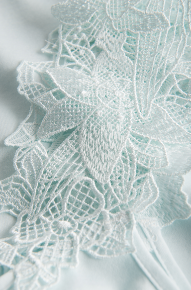 Féraud - Rösch FÉRAUD Nachthemd Spitze, Ärmellos feiner Single Jersey  100% Baumwolle - Fb.crystal