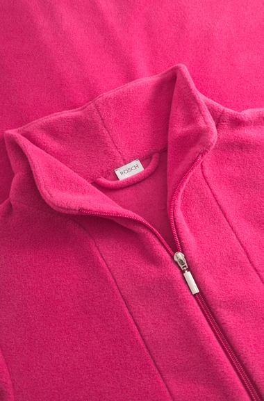 Féraud - Rösch   Rösch Kuscheliger Bademantel Hausmantel ReißverschlußFleece pink