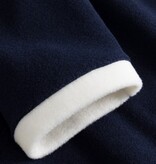 Féraud - Rösch  FÉRAUD Kuscheliger Bademantel lang Hausmantel mit Reißverschluß Fleece Fb.navy-dunkelblau