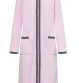 Féraud - Rösch  FÉRAUD Kuscheliger Bademantel lang Hausmantel mit Reißverschluß Fleece Fb.pale-rose