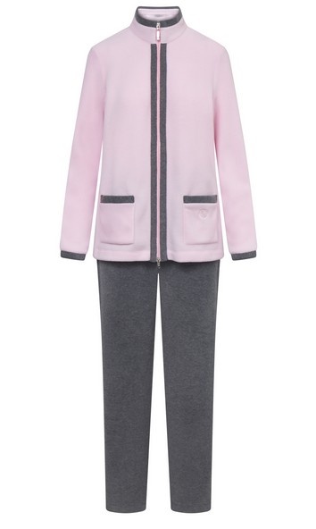 Féraud - Rösch  FÉRAUD Kuscheliger Hausanzug Homedress Fleece Fb.pale-rose