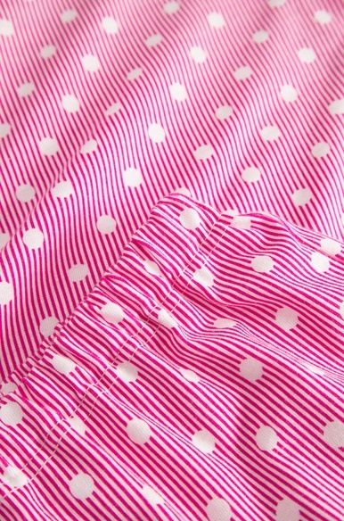 Féraud - Rösch    Rösch Damen Pyjama kurz 7/8 Tupfen Jersey fuchsia 100% Baumwolle