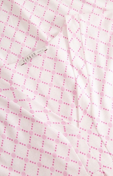 Féraud - Rösch FÉRAUD Nachthemd feiner Single Jersey 100% Baumwolle - Logo print pink
