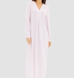 Féraud - Rösch FÉRAUD Nachthemd lang feiner Single Jersey 100% Baumwolle - Logo print pink