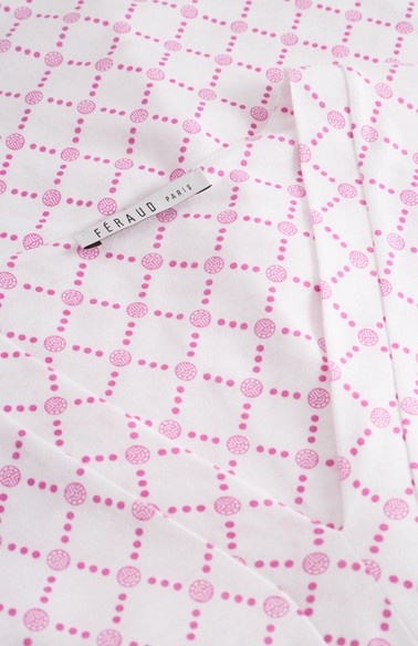 Féraud - Rösch FÉRAUD Nachthemd lang feiner Single Jersey 100% Baumwolle - Logo print pink