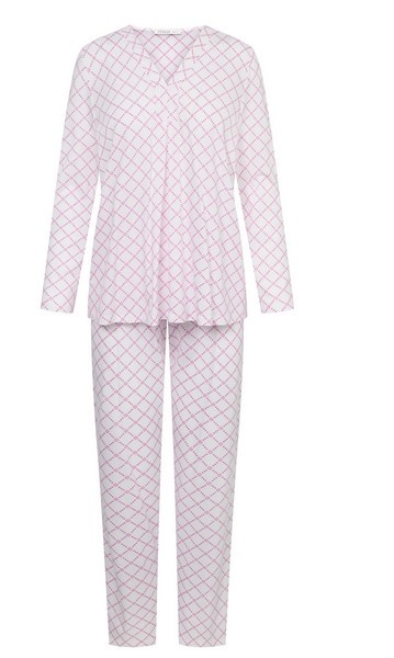 Féraud - Rösch   FÉRAUD Damen Pyjama lang Single Jersey Print rose
