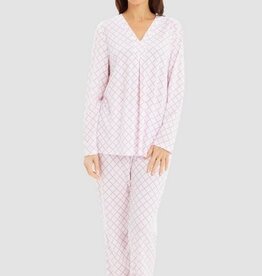 Féraud - Rösch FÉRAUD Damen Pyjama lang Single Jersey Print rose
