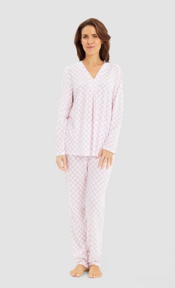 Féraud - Rösch   FÉRAUD Damen Pyjama lang Single Jersey Print rose