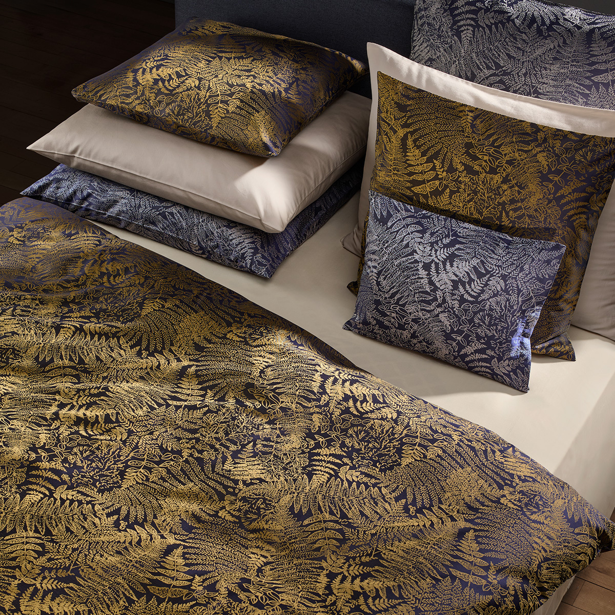 Christian Fischbacher   Fischbacher-FARN Jacquard gewebt 100% Baumwolle- 3 Farben